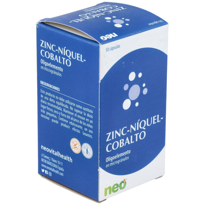 Zinc - Niquel - Cobalto Microgranulos Neo 50cap - Neovital