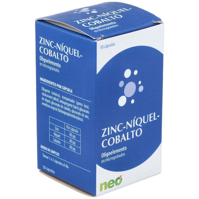 Zinc - Niquel - Cobalto Microgranulos Neo 50cap - Neovital