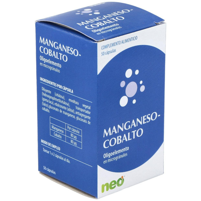 Manganeso - Cobalto Microgranulos Neo 50cap - Neovital