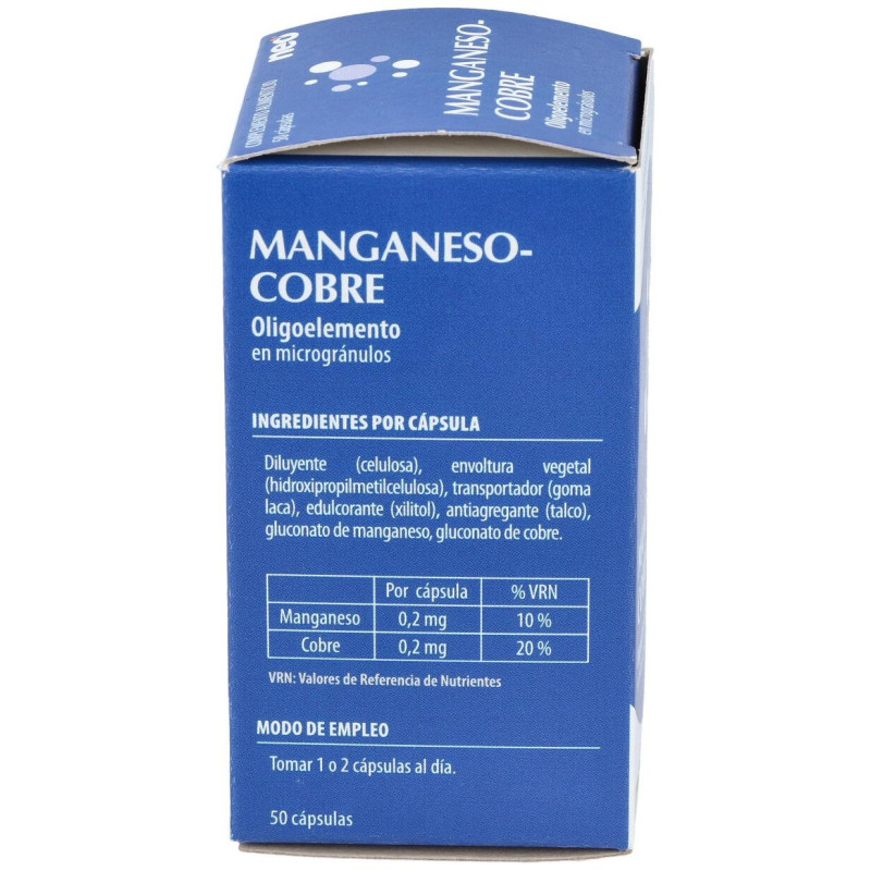 Manganeso - Cobre Microgranulos Neo 50cap - Neovital