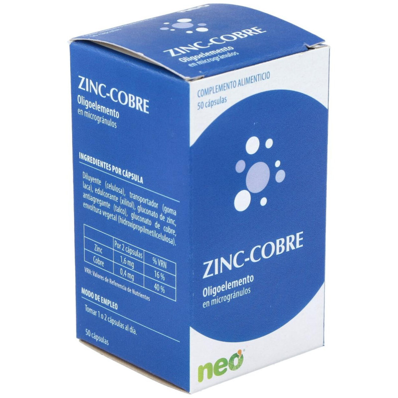 Zinc - Cobre Microgranulos Neo 50cap - Neovital