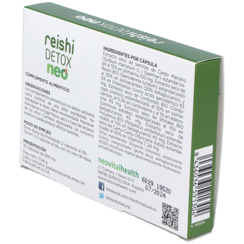 Reishi Detox Neo 30cap - Neovital