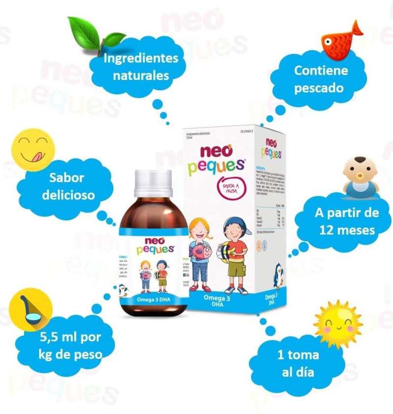 Neo Peques Omega 3 (1 Envase 150 ml) - Neovital Health