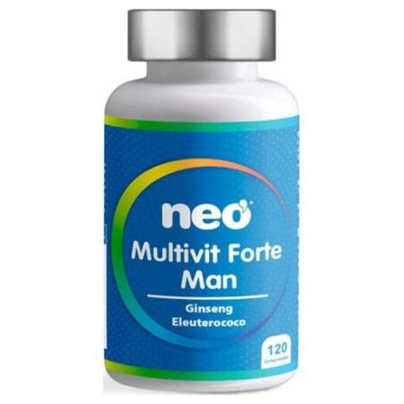 Multivit Forte Man Ginseng Eleuterococo 120comp - Neovital