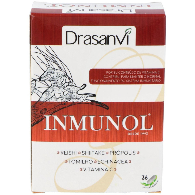 Inmunol Suplemento Dietético para el Sistema Inmunitario 36 Cápsulas Vegetales - Drasanvi