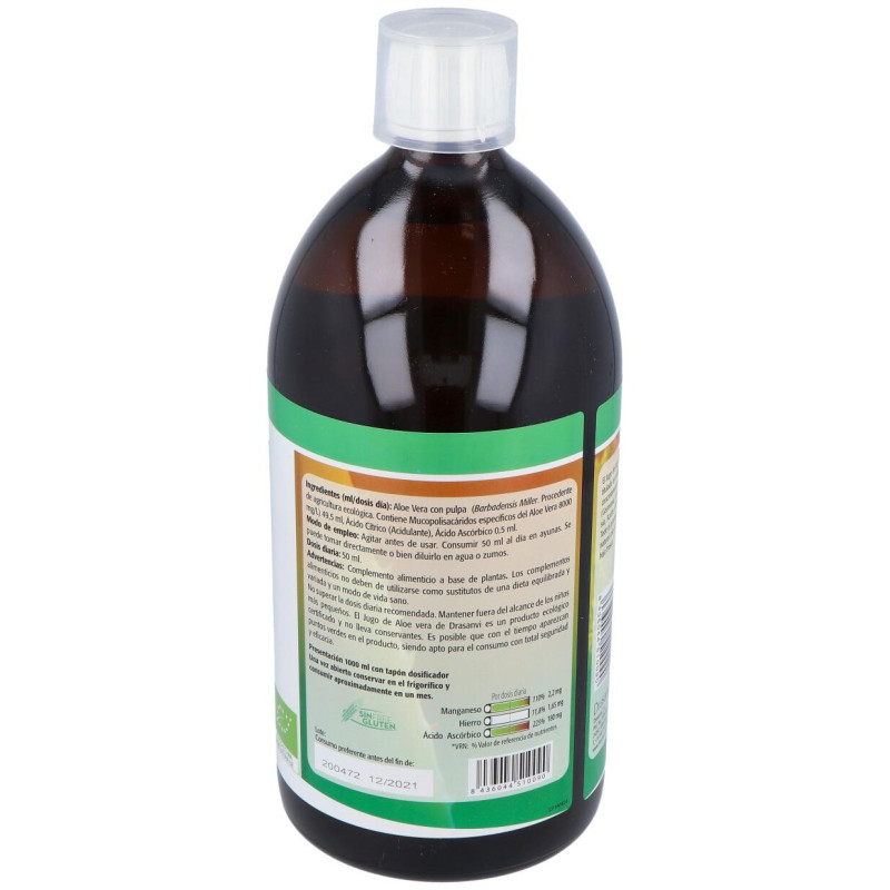 Jugo Aloe Vera Bio 1 Litro - Drasanvi