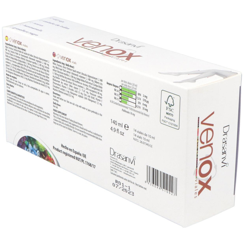 Drasanvi Venox Viales 14X10Ml