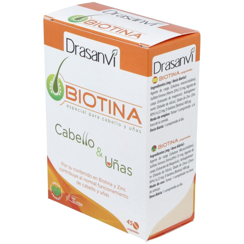 Biotina Cabello y Uñas 45comp - Drasanvi