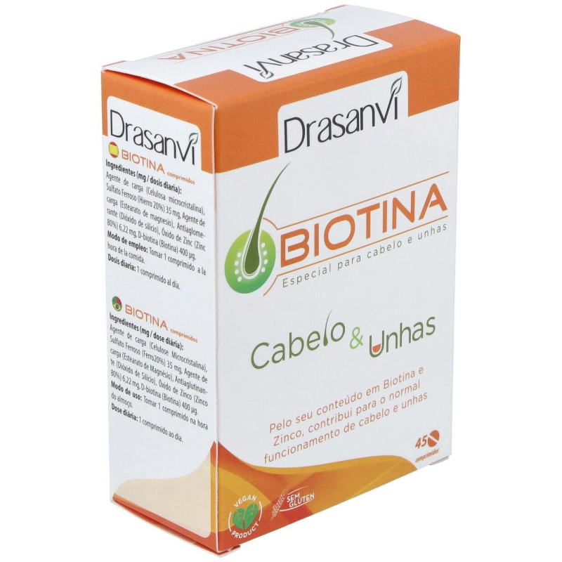 Biotina Cabello y Uñas 45comp - Drasanvi