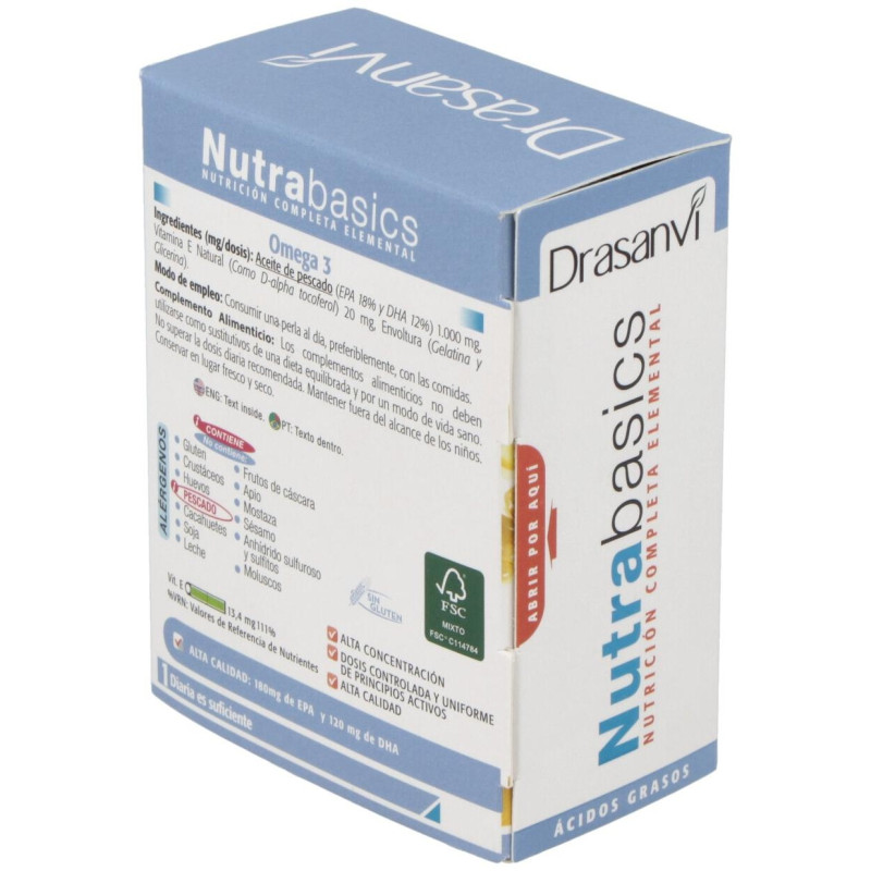 Nutrabasics Omega 3 48perlas - Drasanvi