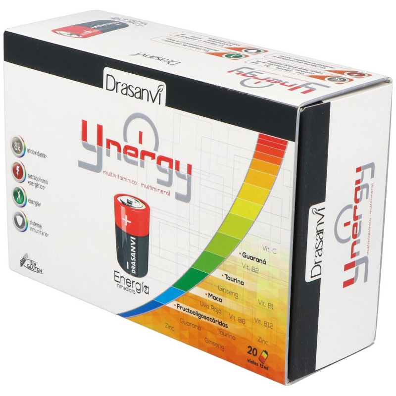 Drasanvi Ynergy Energía Inmediata 20 Ampollas 15Ml