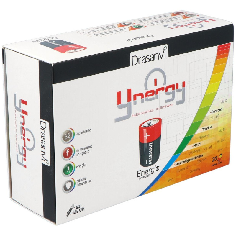 Drasanvi Ynergy Energía Inmediata 20 Ampollas 15Ml
