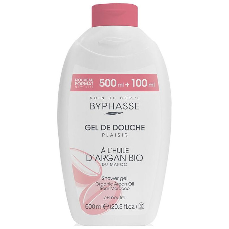 Byphasse Plaisir Gel Ducha Aceite Argán Bio 600Ml