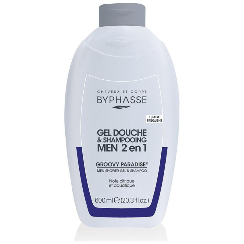 Byphasse Groovy Paradise Men 2 En 1 600Ml