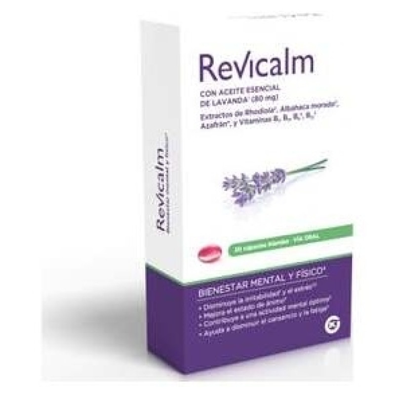 Kern Pharma Revicalm Suplemento Alimenticio para el Cansancio 30 Cápsulas - Otras Marcas