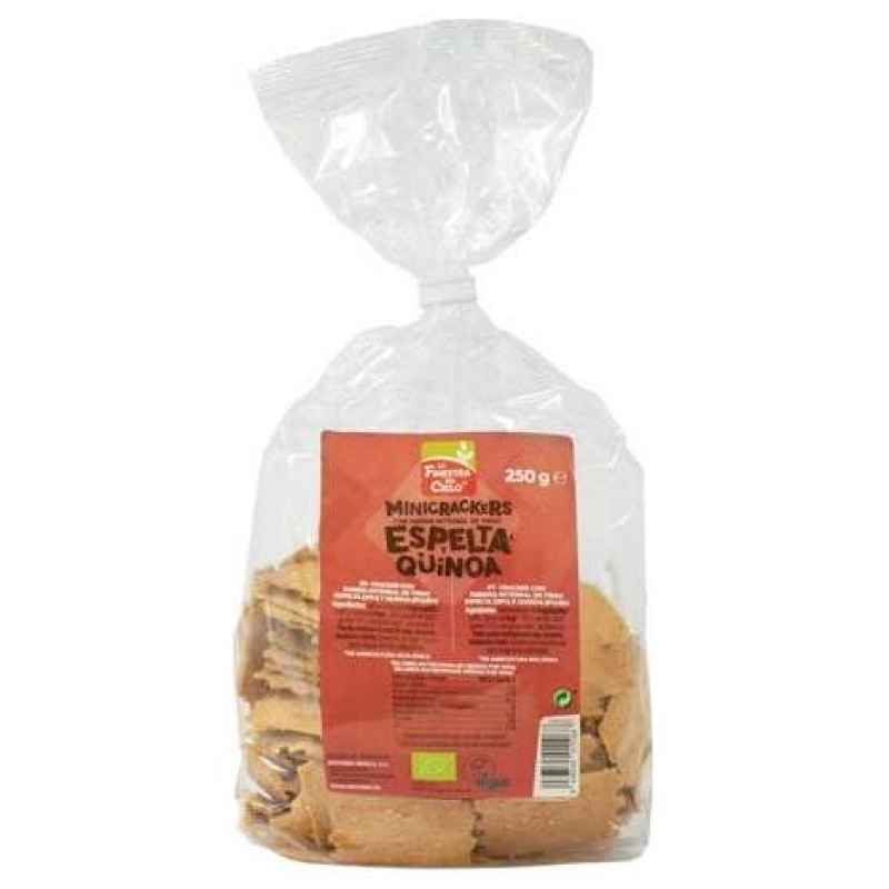 Minicracker Espelta Trigo Quinoa Bio 250g - La Finestra Sul Cielo