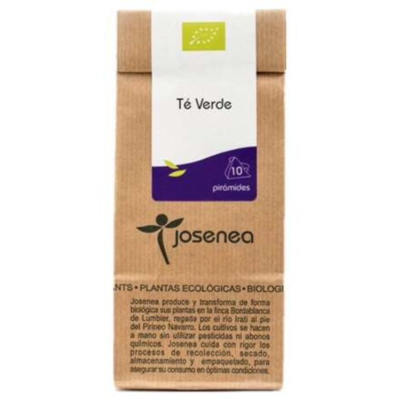 Té Verde Bio 10 Pirámides - Josenea