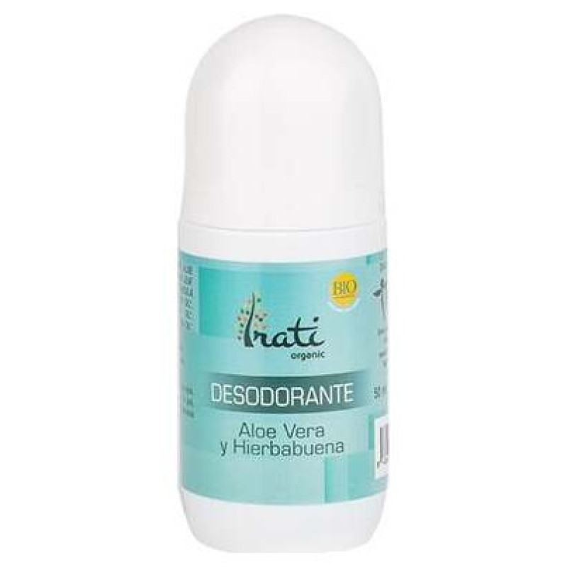 Irati Organic Desodorante Aloe Vera Y Hierbabuena Roll On 50Ml