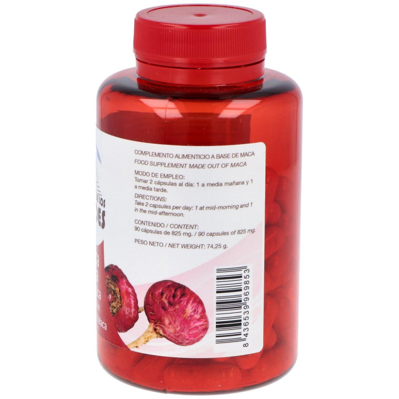 Maca Roja 700 mg 90 Cápsulas - El Oro de los Andes