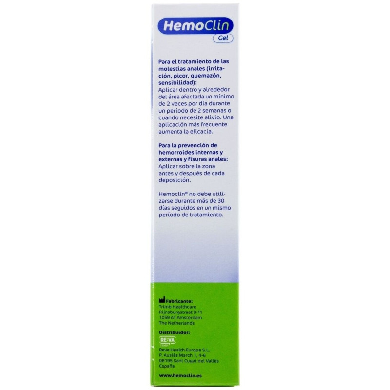 Hemoclin Gel Hemorroidal, 37 G