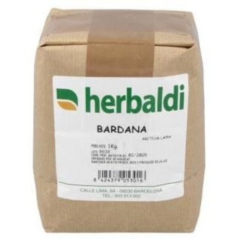 Hierba Bardana Raiz Triturada 1kg - Herbaldi