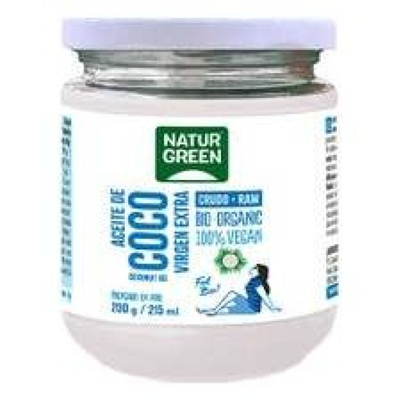 Aceite Virgen de Coco 1ª Presion Frio 200gr. Bio - Naturgreen