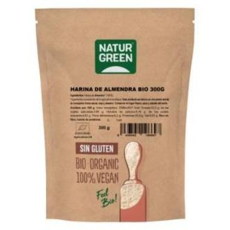 Harina de Almendra 300gr. Bio Sg Vegan - Naturgreen