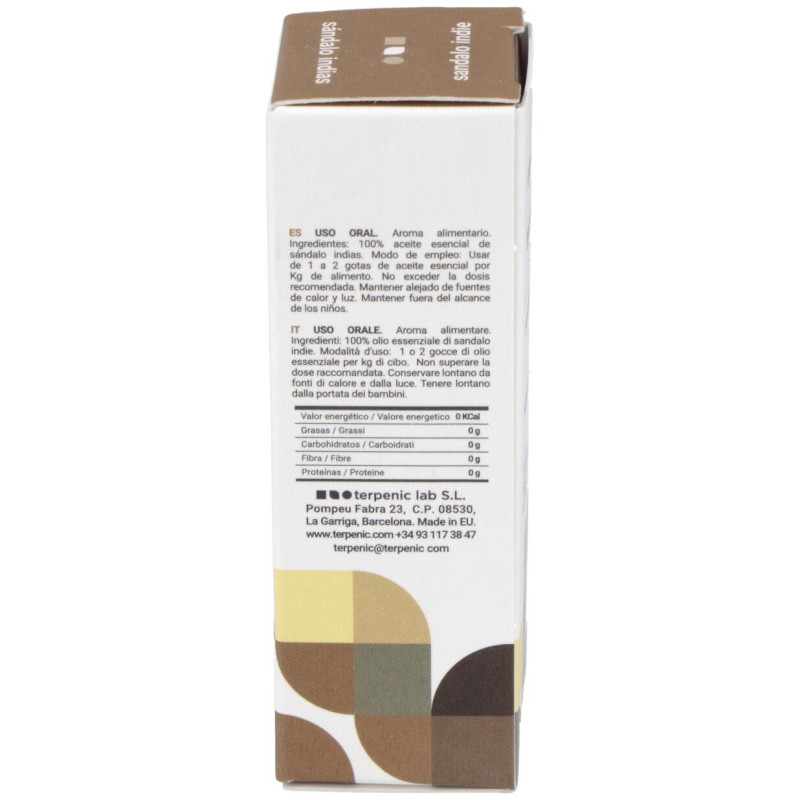 Sandalo Indias Bio 10ml Aceite Esencial - Terpenic