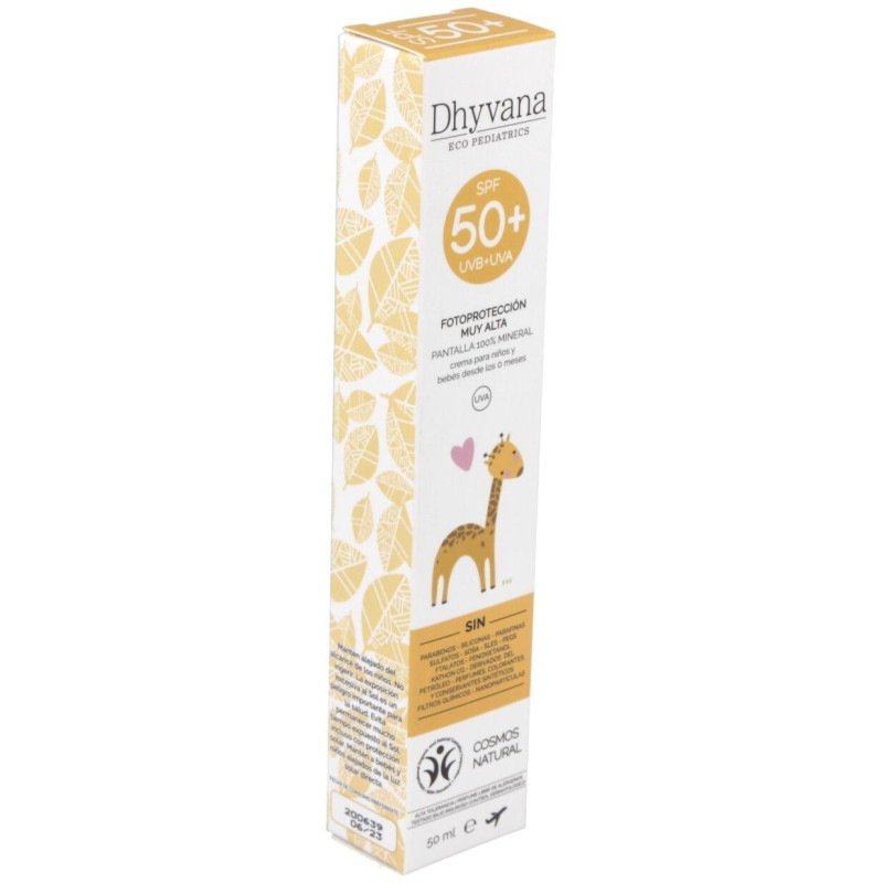 Protector Solar Dhyvana Eco Pediatrics® Spf50+