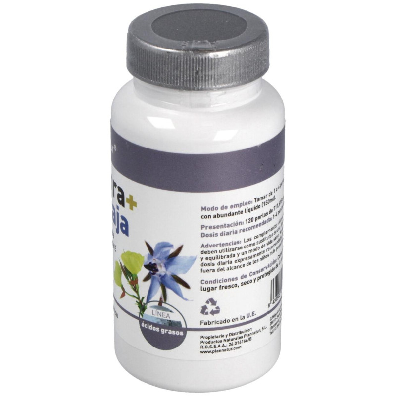 Plannatur Onagra + Borraja + Vitamina E 500Mg 120Caps
