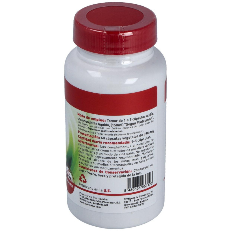 Prebioticos + Probioticos 60cap - Plannatur