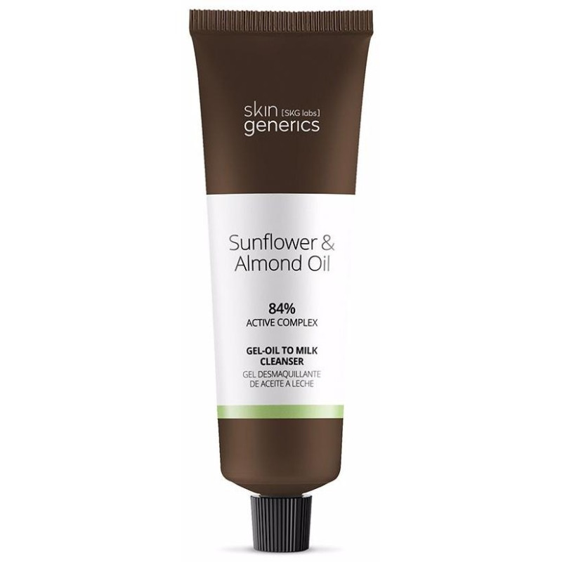 Sunflower 6 Almond Oil Gel - Oil To Milk Cleanser 100ml - Skin Generics