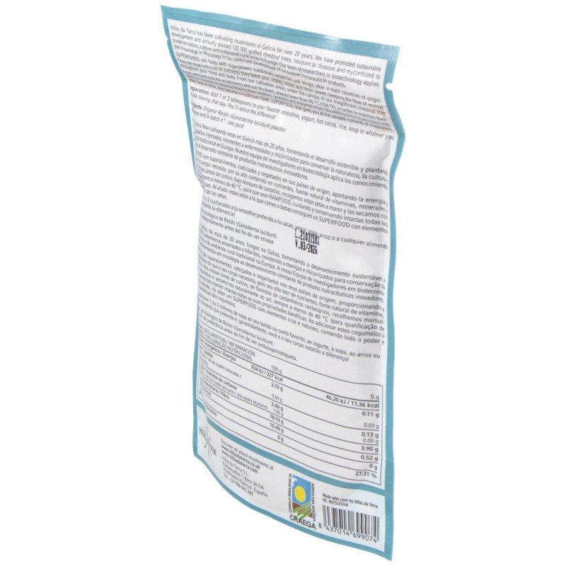 Reishi Antiox 100gr. 2 - Hifas Da Terra