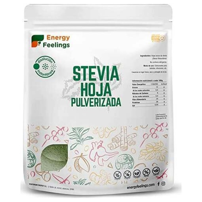 Estevia Hoja Pulverizada 100g - Energy Feelings