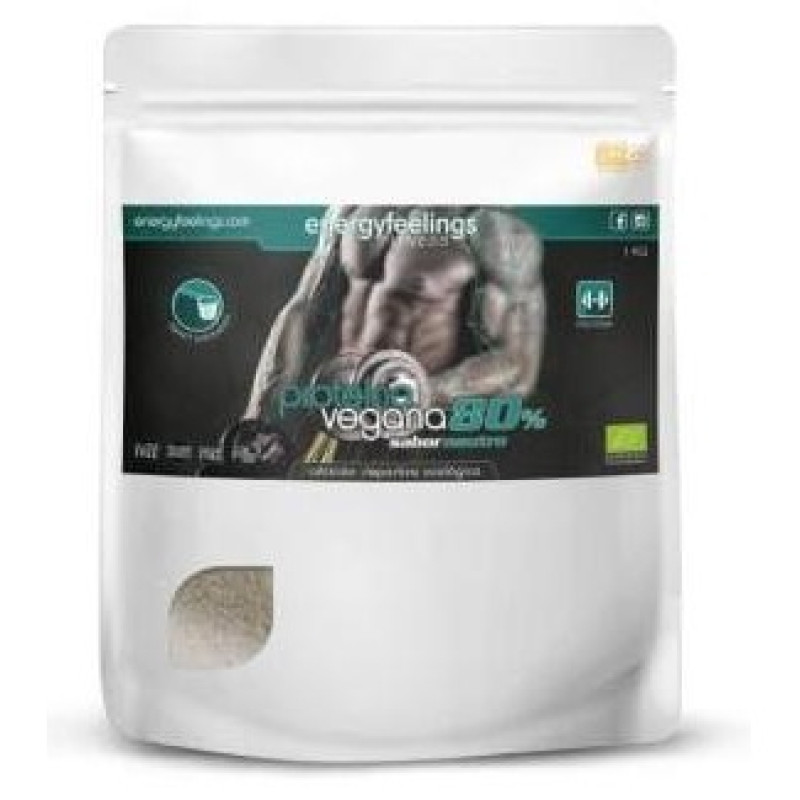 Proteina Vegana 80% Neutro 1kg - Energy Feelings