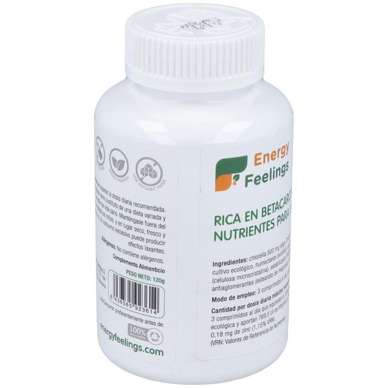 Energy Feelings Chlorella Detox Active 120Compr