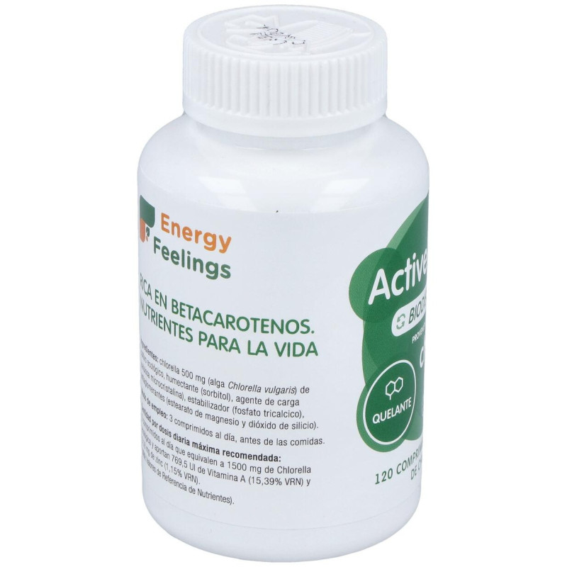Energy Feelings Chlorella Detox Active 120Compr