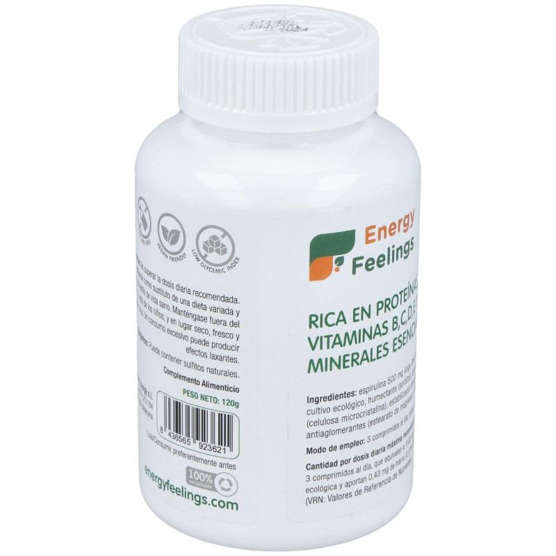 Energy Spirulina 120comp - Energy Feelings