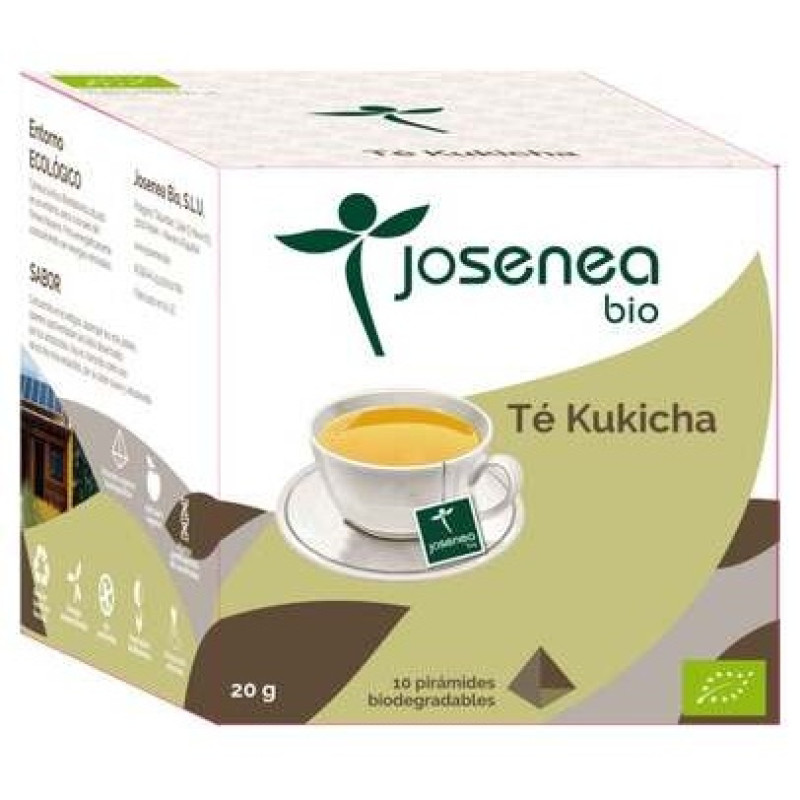 Té Kukicha Bio 10 Pirámides en Sobre - Josenea