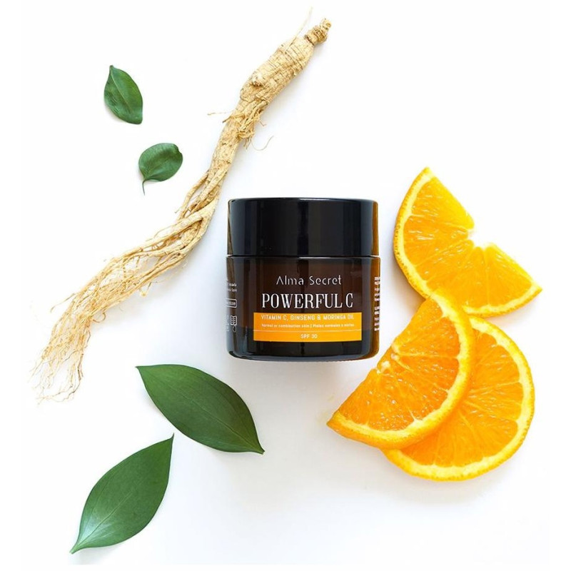 Alma Secret Antiedad Iluminadora Con Vitamina C, Ginseng Y Moringa Spf30 50Ml