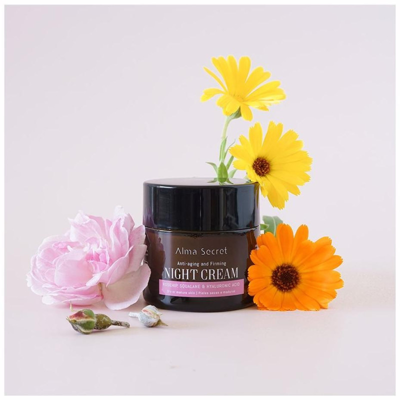 Multi - Reparadora Noche Mosqueta_ Escualano y Hialurónico 50ml - Alma Secret