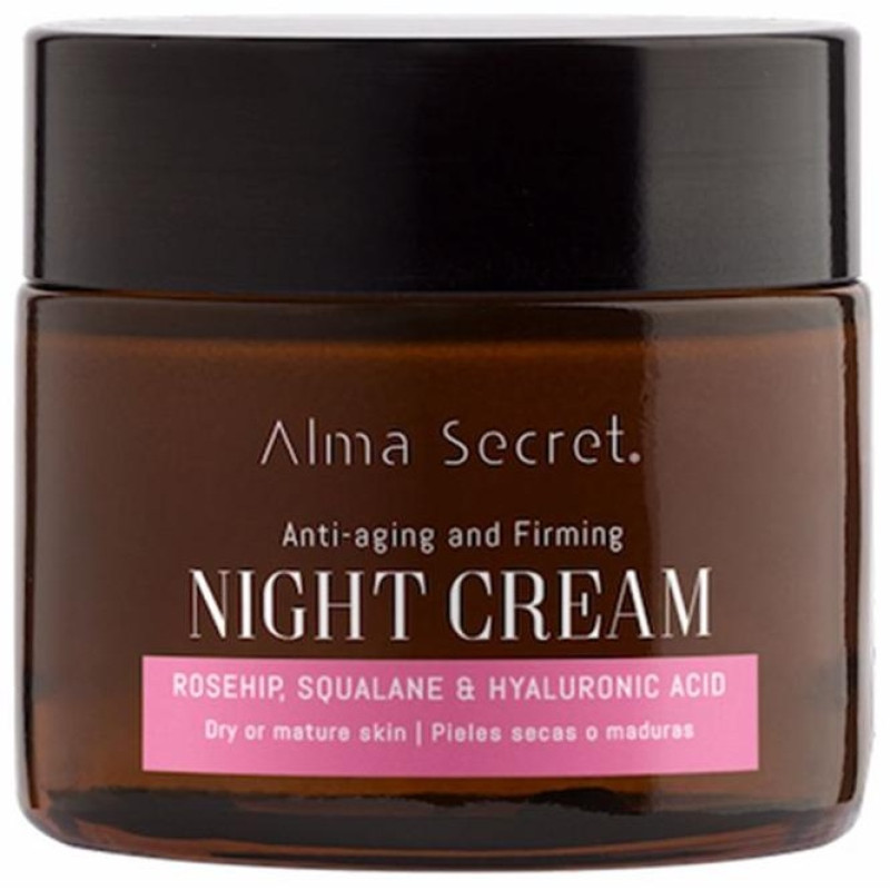 Multi - Reparadora Noche Mosqueta_ Escualano y Hialurónico 50ml - Alma Secret