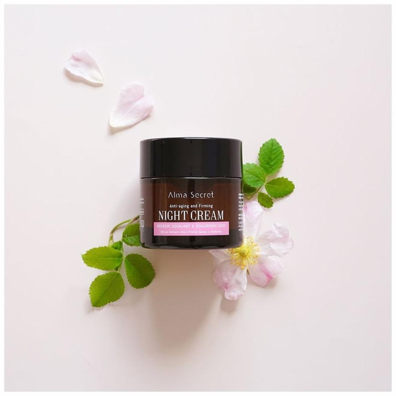 Multi - Reparadora Noche Mosqueta_ Escualano y Hialurónico 50ml - Alma Secret