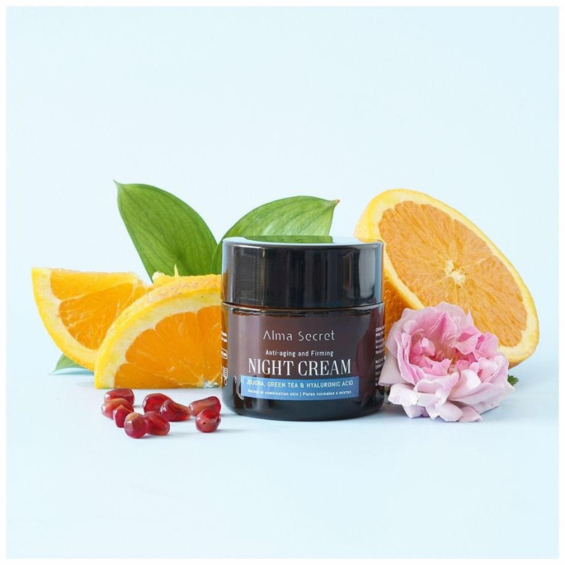Alma Secret Multi-Reparadora Noche Antiedad Con Jojoba_ Té Verde Y Hialurónico 50Ml