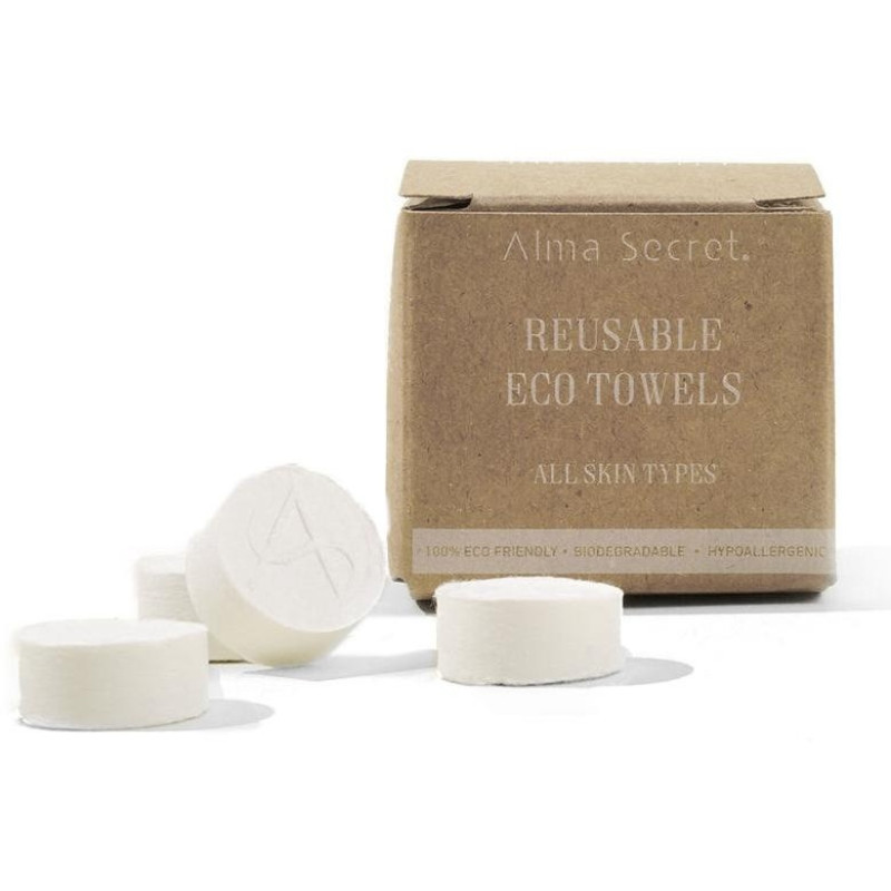 Ecotowels Toallitas Comprimidas Reutilizables 15uds - Alma Secret