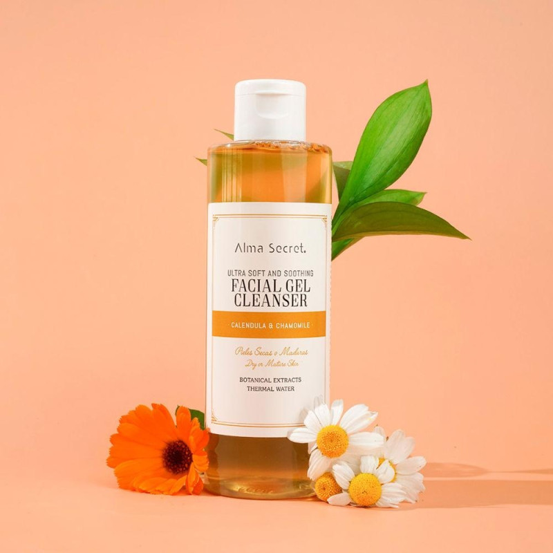 Facial Gel Cleanser Suave Y Calmante Caléndula Y Manzanilla 200 Ml