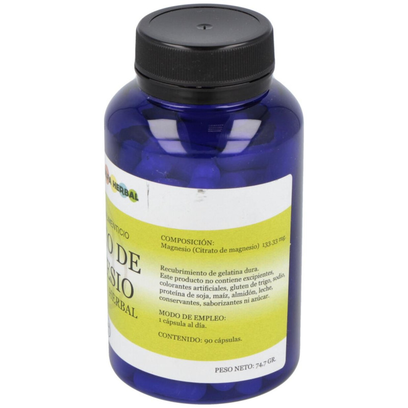 Citrato de Magnesio 90caps - Alfa Herbal