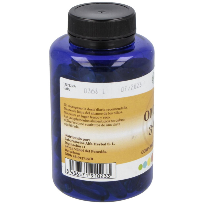Omega 3-6-9 Aceite De Salmon-Onagra-Lino 100Perlas