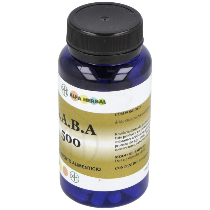 Alfa Herbal Gaba 500Mg 60Caps