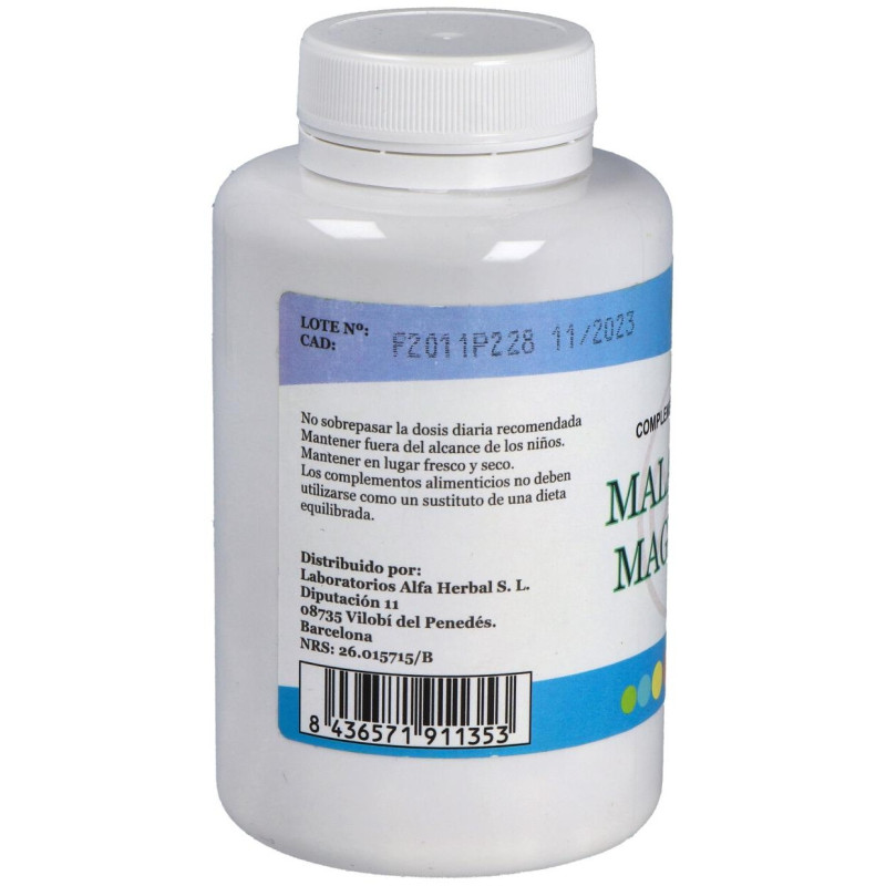 Malato de Magnesio 90caps - Alfa Herbal